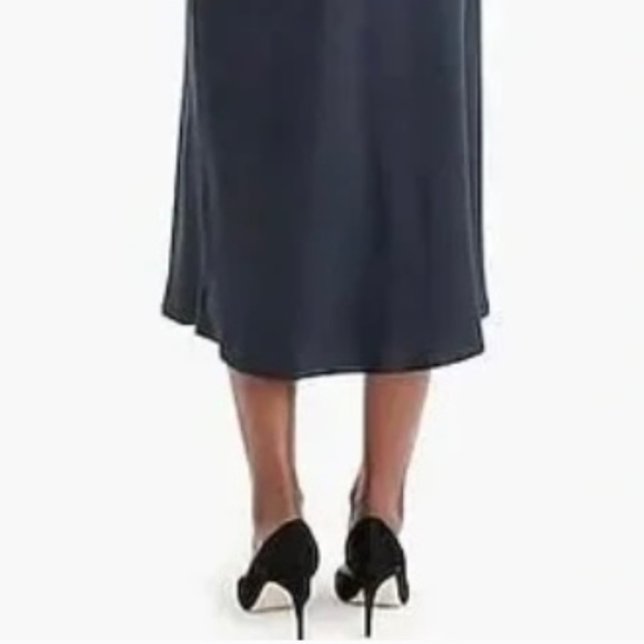 J Crew Collection Maroon Sz 10 Satin Slip Dress Adjustable Straps - Picture 13 of 15